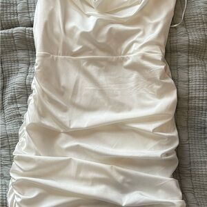 Windsor Ivory Satin Gown